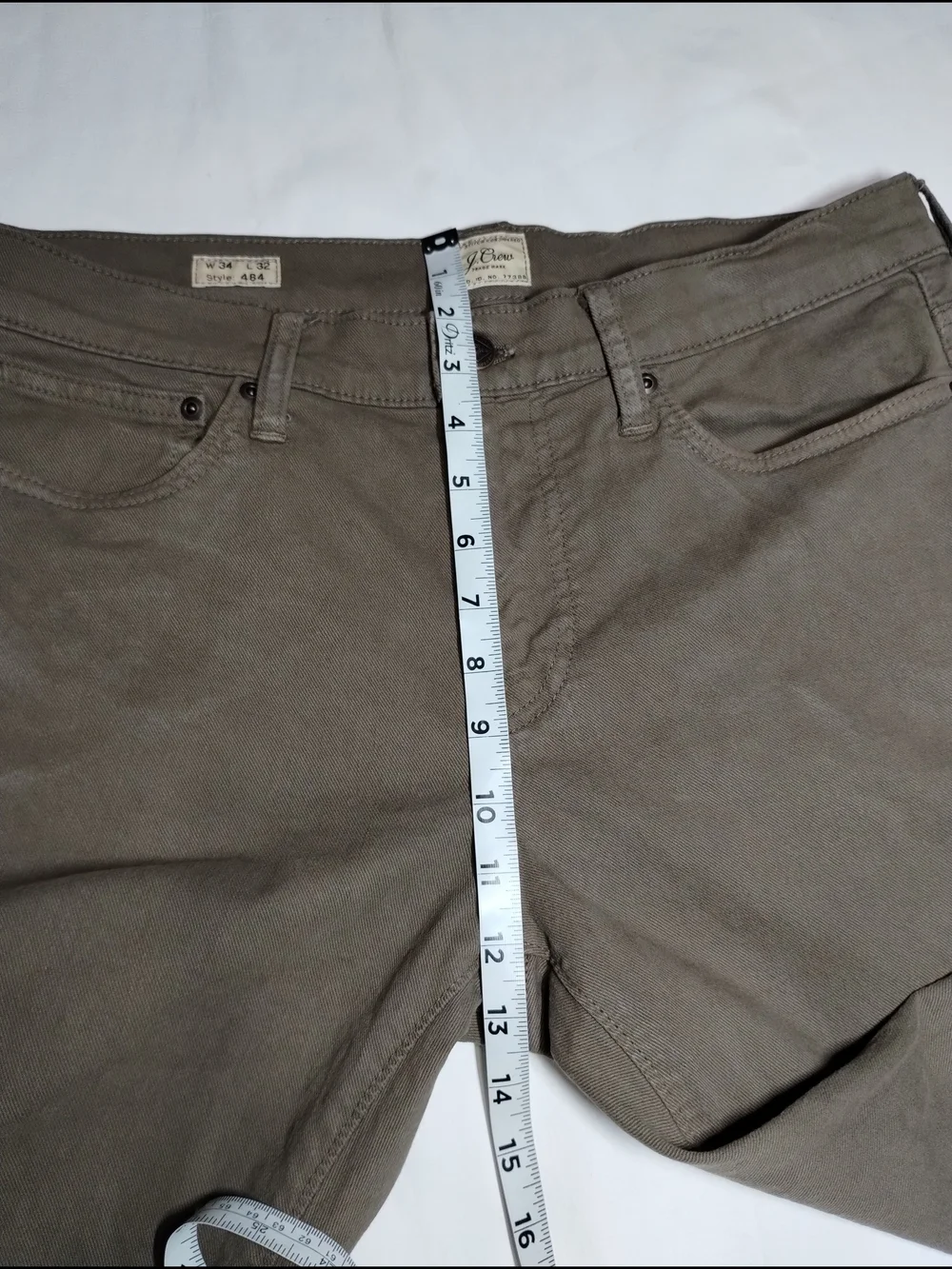 J. Crew Slim Straight Khaki Brown Chinos